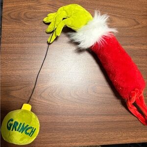 Grinch Hand w/ Ornament Plush Decoration